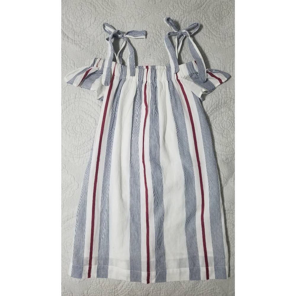Off Shoulder Linen Dress